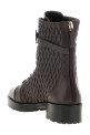 'Quilted Clarita Combat' ankle boots Purple