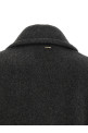 Double-breasted caban Gray