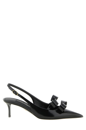 'Coeur' slingbacks Black