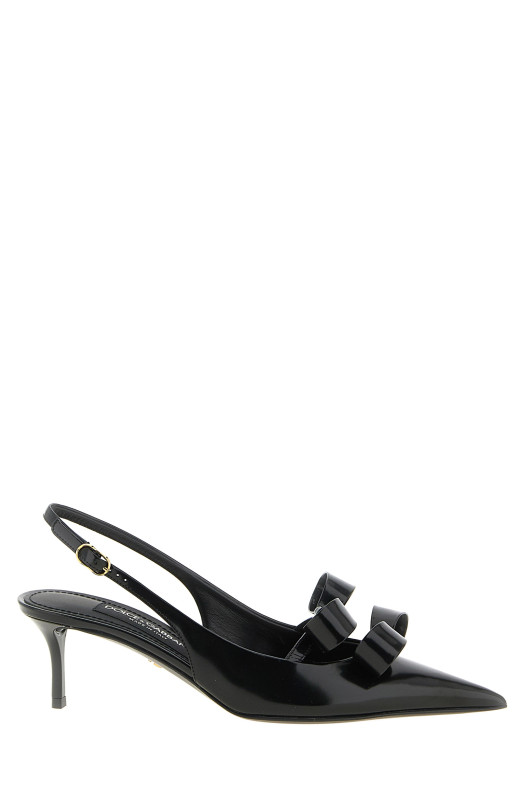 'Coeur' slingbacks Black