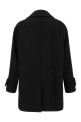 Virgin wool caban Black