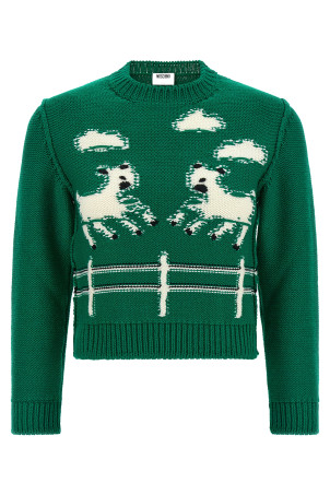 Extrafine wool sweater Green