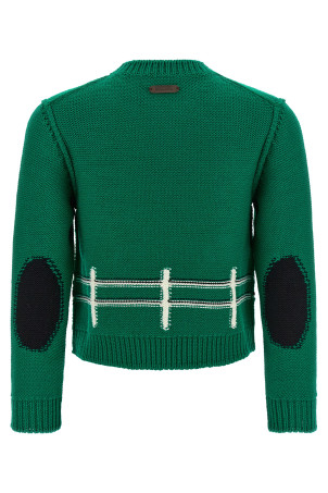 Extrafine wool sweater Green