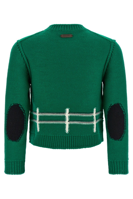 Extrafine wool sweater Green