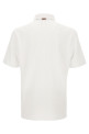 Хлопковая рубашка-поло Piqué, белого цвета ZEGNA UI392A4I752N00