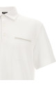 Хлопковая рубашка-поло Piqué, белого цвета ZEGNA UI392A4I752N00