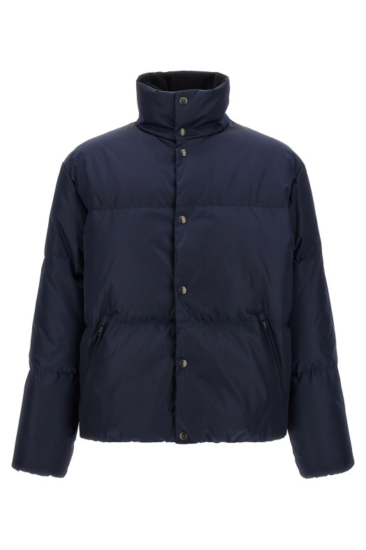 Пуховик Re-Nylon средней толщины, синий PRADA SGD233SOOO1WQ8F0SVF