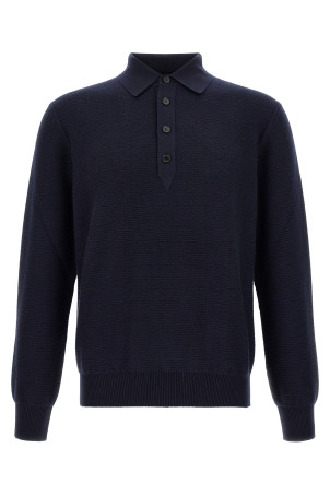Футболка Polo Oasi цвета «Cashmere Blue» ZEGNA UIK74A4145B09