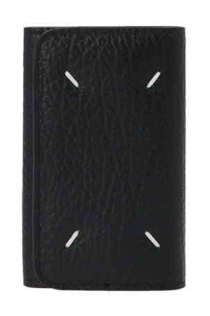 'Stitching’ keyring Black