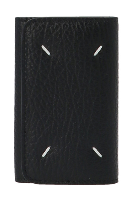 'Stitching’ keyring Black