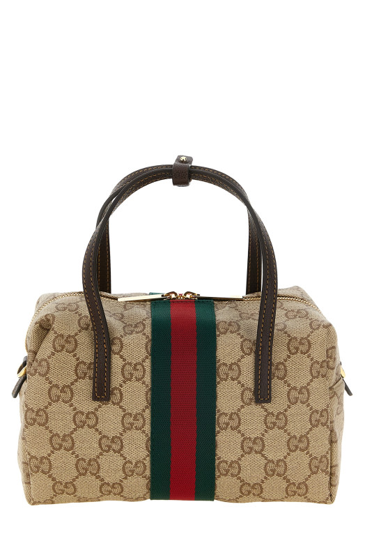 'Boston' mini handbag Beige