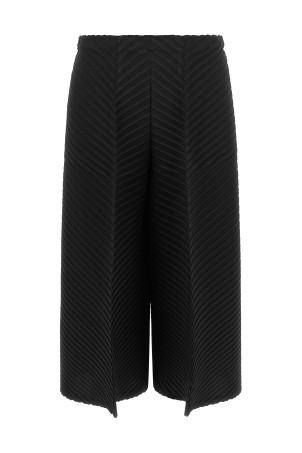 'Tubular Pleats' pants Black