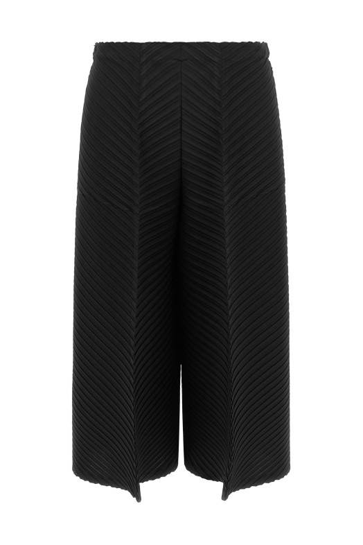 'Tubular Pleats' pants Black