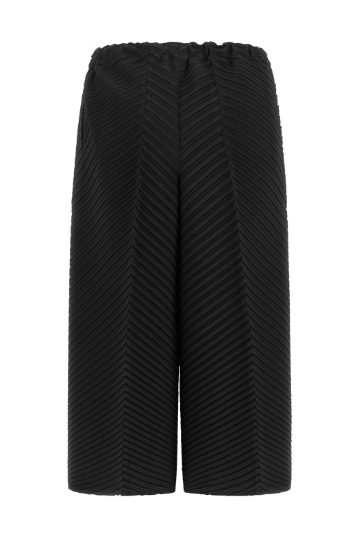 'Tubular Pleats' pants Black