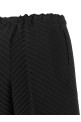 'Tubular Pleats' pants Black