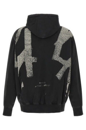 'Mega 44 Patchwork' hoodie Black