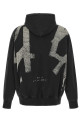 'Mega 44 Patchwork' hoodie Black