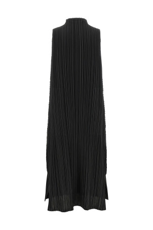 'Mellow Pleats' dress Black