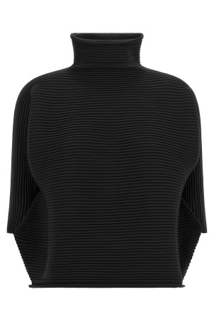 'Zig Zag Knit' blouse Black