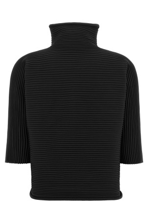 'Zig Zag Knit' blouse Black