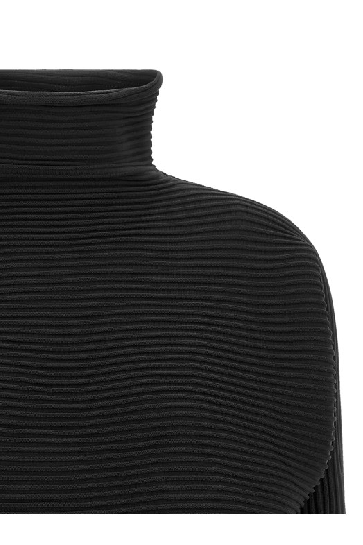 'Zig Zag Knit' blouse Black