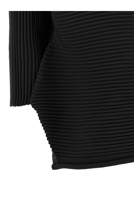 'Zig Zag Knit' blouse Black