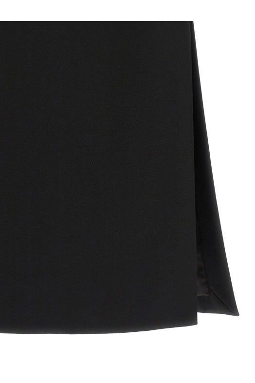 Skirt of sartorial inspiration Black