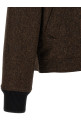 Wool bomber jacket Brown