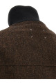 Wool bomber jacket Brown