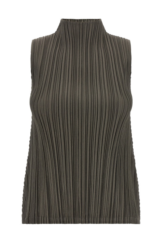 'Mellow Pleats' blouse Green