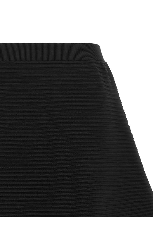 'Zig Zag Knit' skirt Black