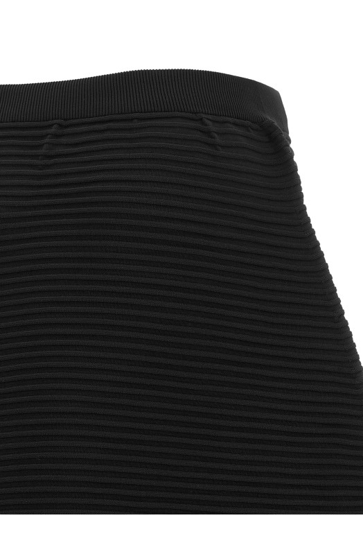 'Zig Zag Knit' skirt Black