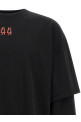 'Over Double' T-shirt Black