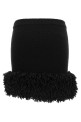 Asymmetrical hem skirt Black