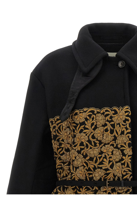 'Rain' coat Black