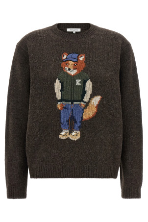 'Dressed Fox' sweater Brown