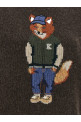'Dressed Fox' sweater Brown