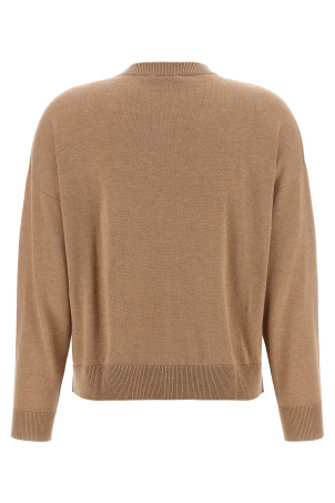 Lurex sweater Beige