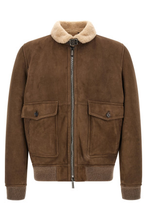 'Fiano' bomber jacket Brown