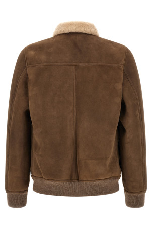 'Fiano' bomber jacket Brown