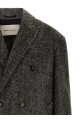 Double-breasted coat Black