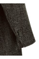 Double-breasted coat Black