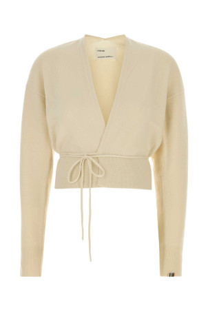Cream stretch cashmere blend nÂ°516 cardigan Beige EXTREME CASHMERE (51603501TU02)