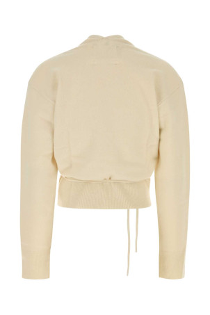 Cream stretch cashmere blend nÂ°516 cardigan Beige EXTREME CASHMERE (51603501TU02)