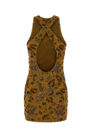 Embroidered jersey dress SAINT LAURENT (A002MWY4L10)