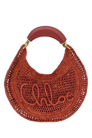 Red raffia Banana handbag CHLOE (CH25US902P08)