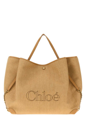 Raffia ChloÃ© Clover shopping bag CHLOE (CH26AS654S71)