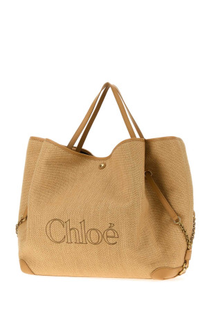 Raffia ChloÃ© Clover shopping bag CHLOE (CH26AS654S71)