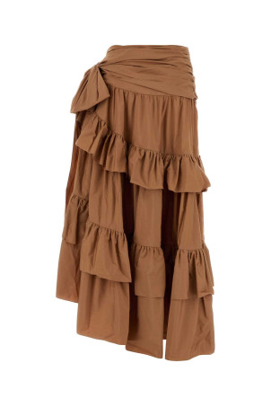Antiqued pink poplin skirt CHLOE (CH26UJU53144)