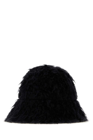 Black teddy bucket hat Black FENDI (FXQ191B22Q)